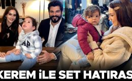 Fahriye Evcen ile Kerem’in set hatırası… Ünlü oyuncunun bu paylaşıma yorum yağdı