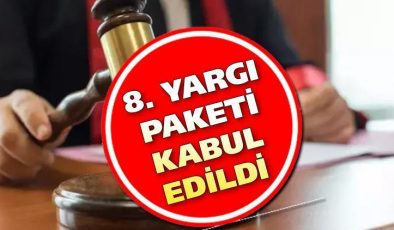 8. YARGI PAKETİ ÇIKTI MI? Gözler Beştepe’de! 8 Yargı Paketi’nin içeriği ne? Emekli ikramiyesi sürprizine dikkat!