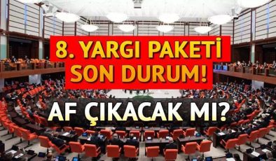 8. YARGI PAKETİ MADDELERİ VE SON DURUM BİLGİSİ 2024 || Sekizinci yargı paketi yürürlüğe girdi mi, ne zaman çıkacak? Yeni yargı paketi af çıkacak mı, infaz düzenlemesi var mı?