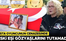 Kayhan Yıldızoğlu’nun eski eşi Suna Yıldızoğlu gözyaşlarını tutamadı…Cenazede gerginlik