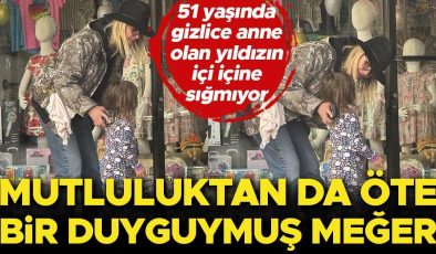 51 yaşında gizlice anne oldu… Ünlü yıldızın içi içine sığmıyor: Bu duygu mutluluktan da öte!
