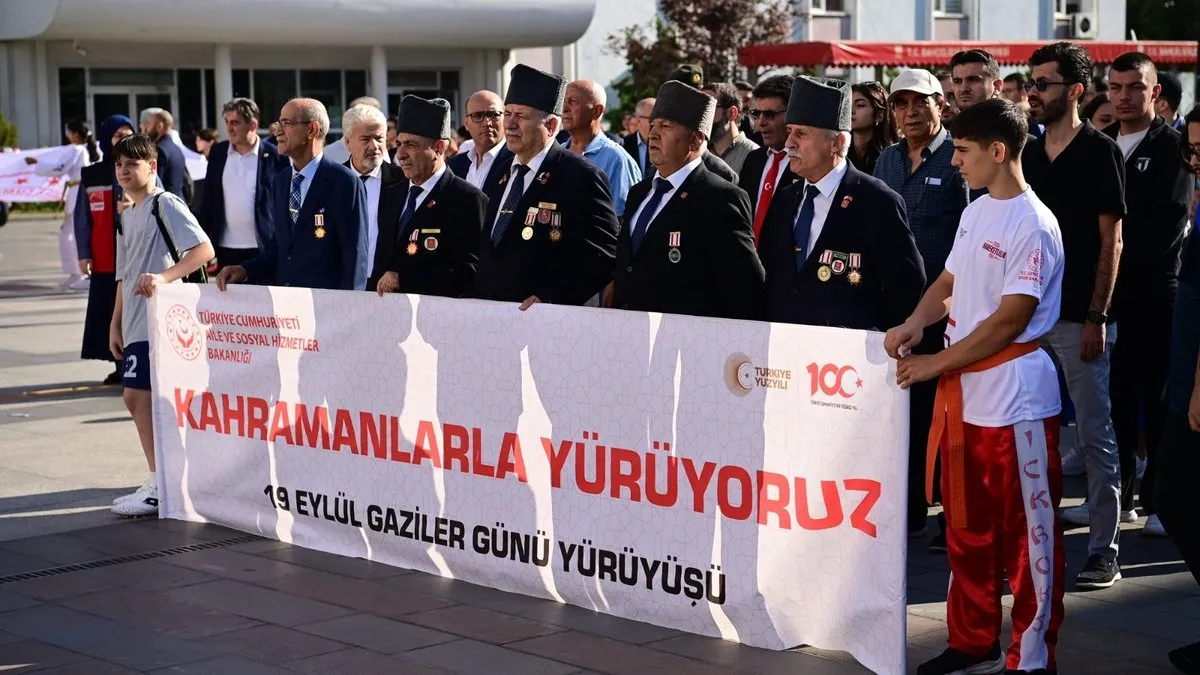 Gaziler günü coşkuyla kutladı