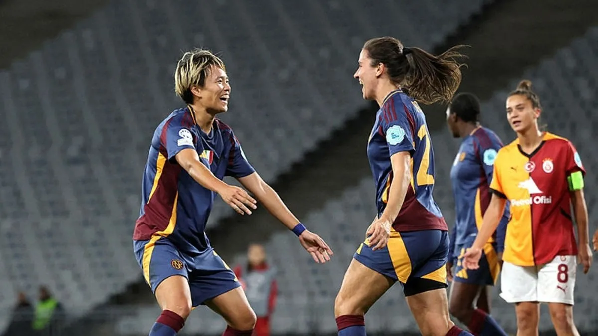 Galatasaray Kadın Futbol Takımı, Roma’ya 6-1 yenildi